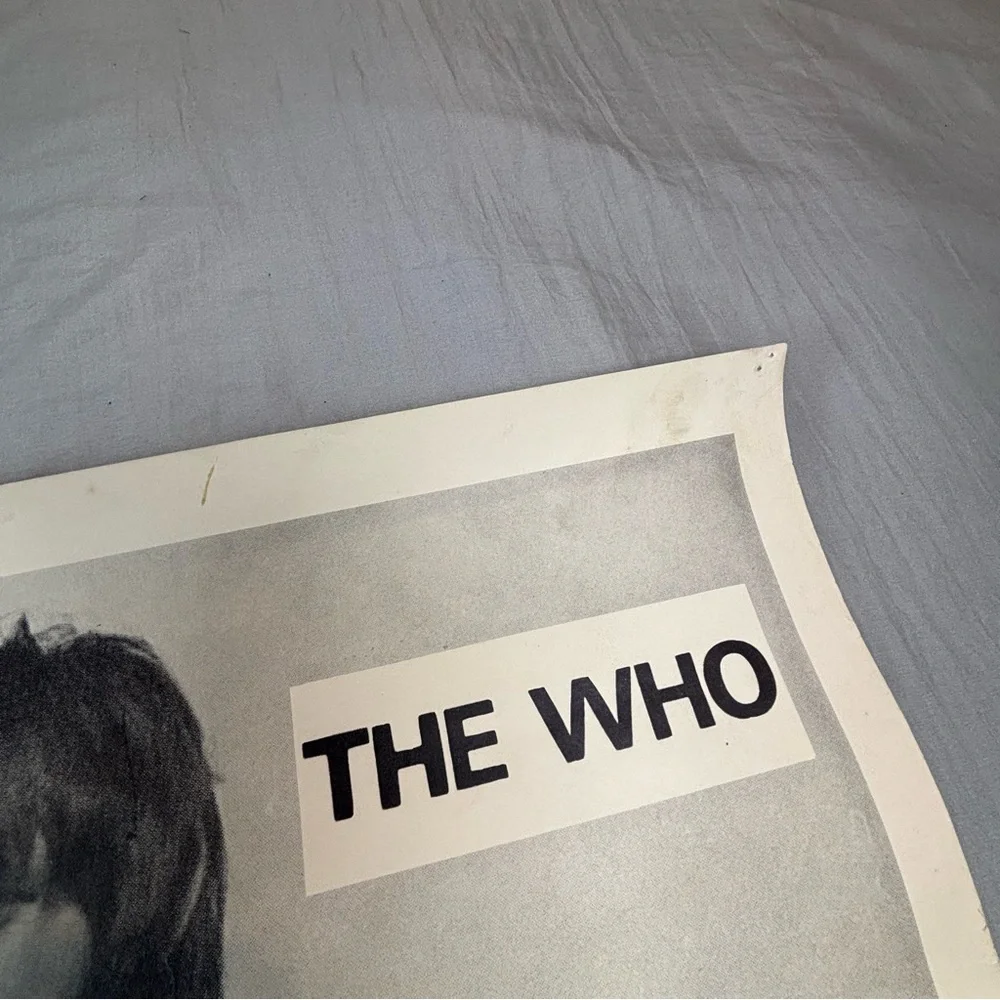 Vintage 1960s The Who Rock‎ Band Tommy Concert Poster
